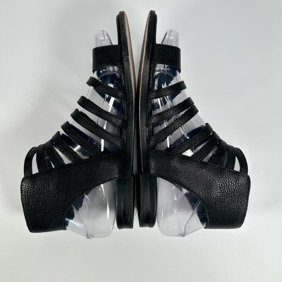 Eileen Fisher Women’s Black Gladiator Otto Sandals - Picture 7 of 11